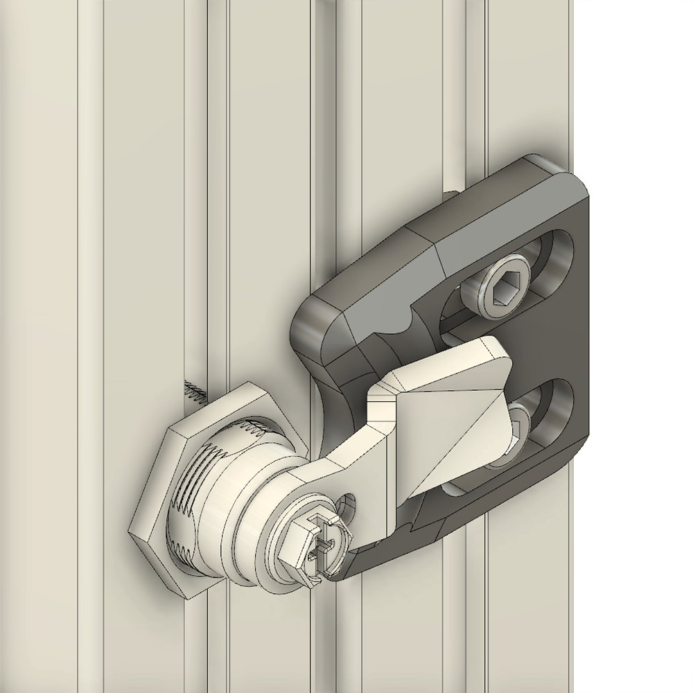 52-010-1 MODULAR SOLUTIONS DOOR PART<br>CAM LATCH DOOR STOP
